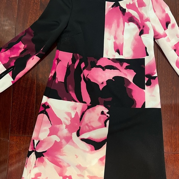 Alfani Dress in Pink and Black Floral - Picture 2 of 5